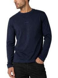 boss casual t-shirt tchark μπλε