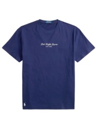 ralph lauren t-shirt classic fit logo μπλε