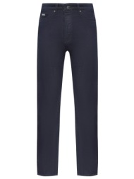 boss παντελονι jeans straight fit h-ogden_rmw μπλε
