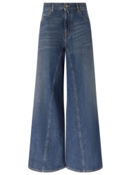 pinko παντελονι jeans winona wide leg trouser μπλε