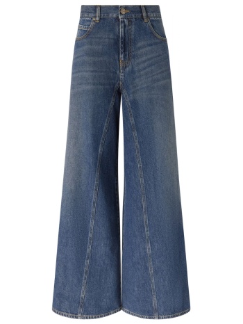 pinko παντελονι jeans winona wide leg trouser μπλε