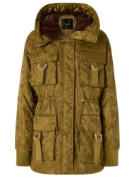 pinko μπουφαν passito quilted jacket χακι army