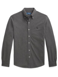 ralph lauren πουκαμισο button down featherweight mesh ανθρακι