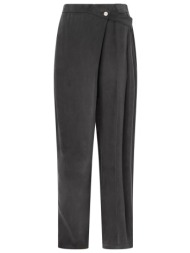 pinko παντελονι carrot pesce trouser κρουαζε ανθρακι