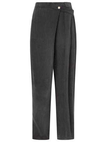 pinko παντελονι carrot pesce trouser κρουαζε ανθρακι