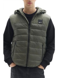 karl lagerfeld jeans μπουφαν αμανικο light padded vest regular fit λαδι