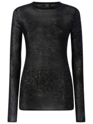 pinko πλεκτο pico sweater μαυρο