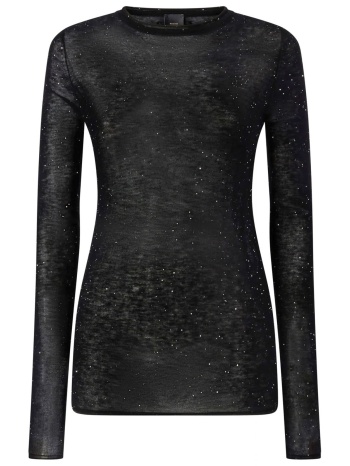 pinko πλεκτο pico sweater μαυρο