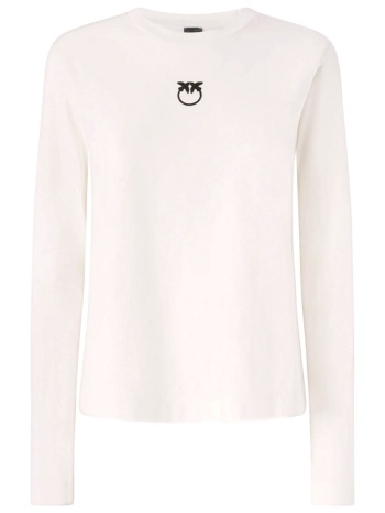 pinko t-shirt μακρυμανικο toblino κρεμ