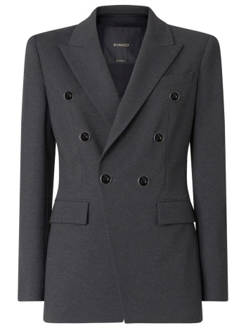 pinko σακακι hibiscus jacket σκουρο γκρι