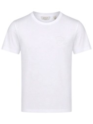 gant t-shirt regular fit tonal graphic λευκο