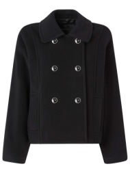 pinko παλτο craspedia coat μαυρο