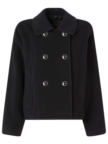 pinko παλτο craspedia coat μαυρο