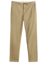 gant παντελονι chino slim fit comfort μπεζ