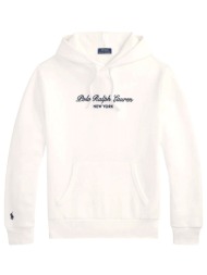 ralph lauren φουτερ hoodie logo λευκο