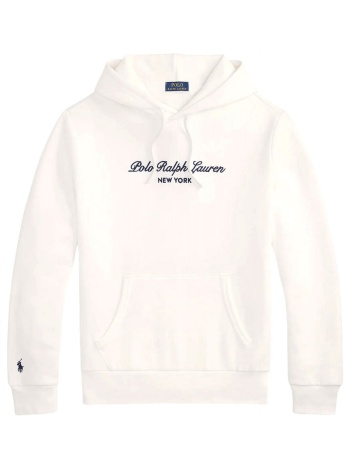 ralph lauren φουτερ hoodie logo λευκο