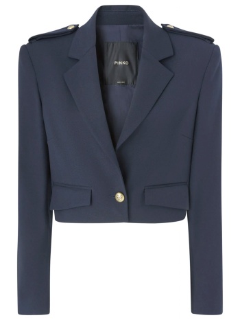 pinko σακακι manna jacket σκουρο μπλε