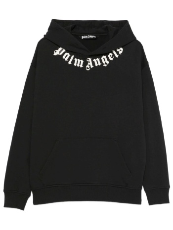 palm angels φουτερ hoodie hills regular fit μαυρο