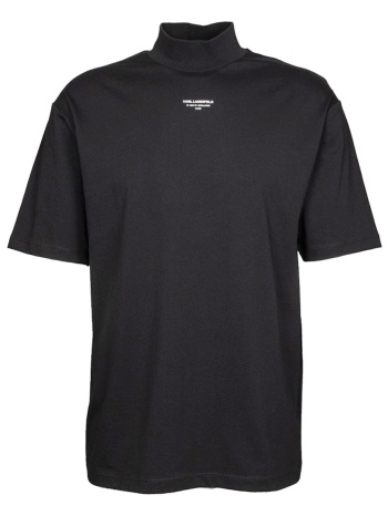 karl lagerfeld t-shirt λουπετο logo 21 rue μαυρο