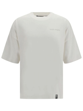 palm angels t-shirt devil loose tee εκρου