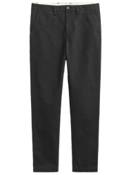 gant παντελονι chino slim fit comfort μαυρο