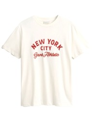 gant t-shirt graphic κρεμ