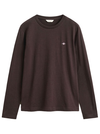 gant t-shirt regular fit shield καφε