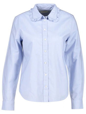 gant πουκαμισο regular fit classic oxford σιελ