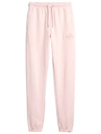 gant παντελονι φορμα regular fit tonal shield ροζ