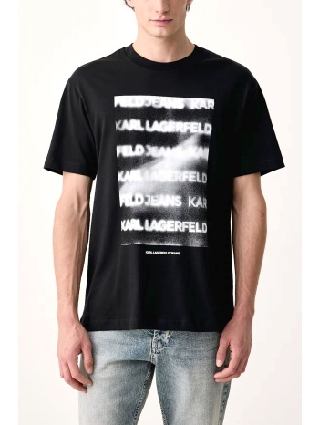 karl lagerfeld jeans t-shirt regular fit smoke logo tee
