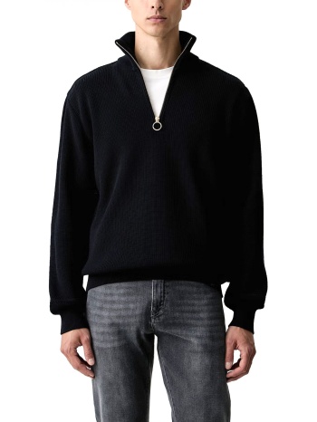 paul&shark πλεκτο halfzip μπλε
