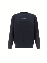 paul&shark φουτερ crew neck gold logo μπλε