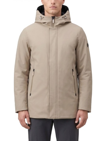 markup man μπουφαν jacket hoodie μπεζ