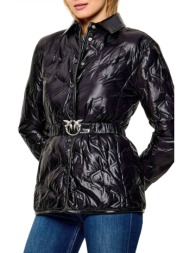 pinko μπουφαν dipladenia quilted jacket μαυρο