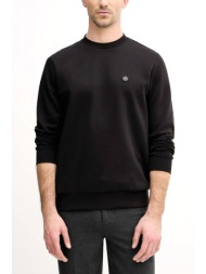 boss φουτερ crew neck jersey c-sharpe 01 καφε