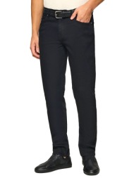boss παντελονι jeans p-re.maine regular fit μαυρο