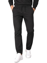 karl lagerfeld παντελονι φορμα metallic logo sweat pants μαυρο