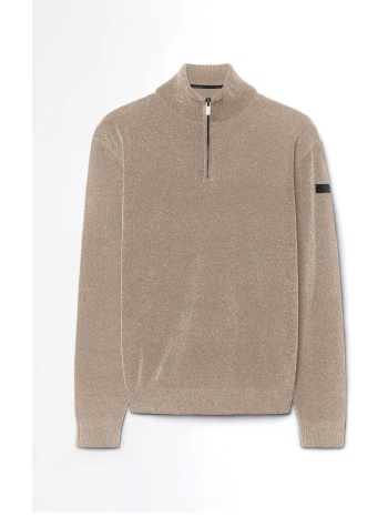 rrd πλεκτο halfzip μπεζ