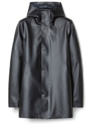 rrd μπουφαν jacket hoodie double rubber floating parka jkt μαυρο