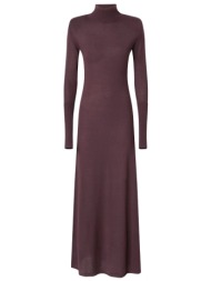 pinko φορεμα maxi londra dress βυσσινι