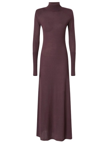 pinko φορεμα maxi londra dress βυσσινι