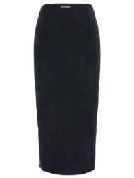pinko φουστα midi cannes skirt μαυρο