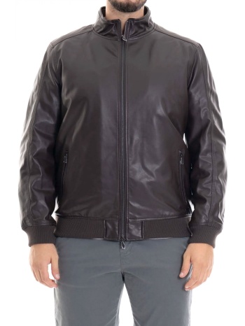 markup man μπουφαν bomber giubb ecopelle μαυρο