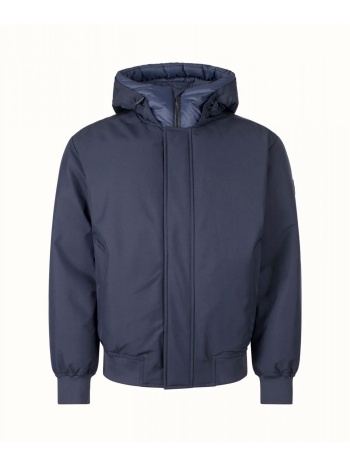 boss casual μπουφαν bomber hoodie osis1 μπλε