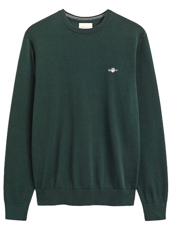 gant πλεκτο cotton sweater κυπαρισσι