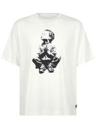richmond x t-shirt narekd boxy fit logo λευκο