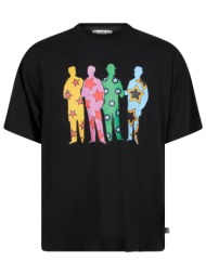 richmond x t-shirt nikip boxy fit logo μαυρο