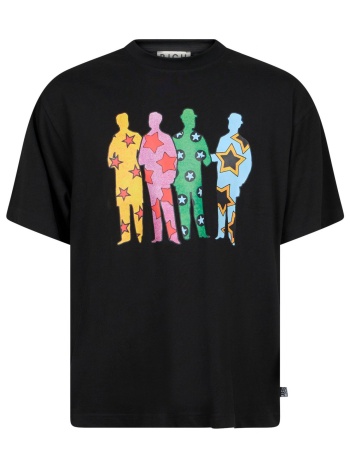 richmond x t-shirt nikip boxy fit logo μαυρο