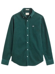 gant πουκαμισο κοτλε reg corduroy shirt πρασινο