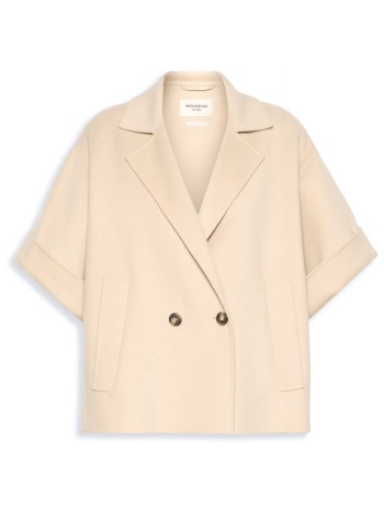 max mara weekend παλτο wkdneo σταυρωτο τσεπες μπεζ